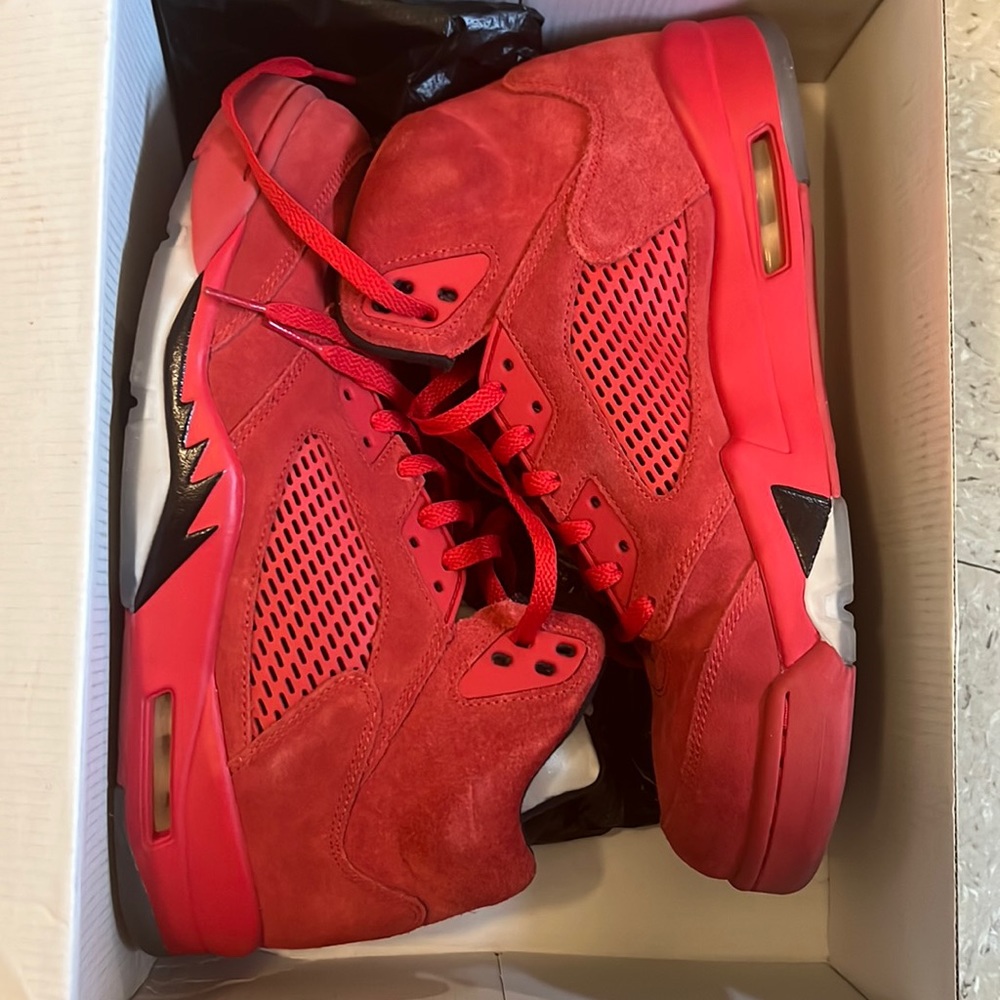 Air Jordan 5 Retro Red Suede